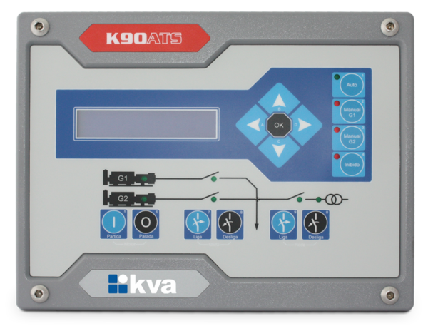 Controlador Microprocessado Digital, Kva - Mod.: K90 ATS 1.0 - Transferência de Carga para 2  Geradores - Image 2