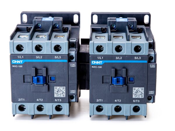 Contatores Intertravados - NXC-100 A - Tripolares - Marca Chint