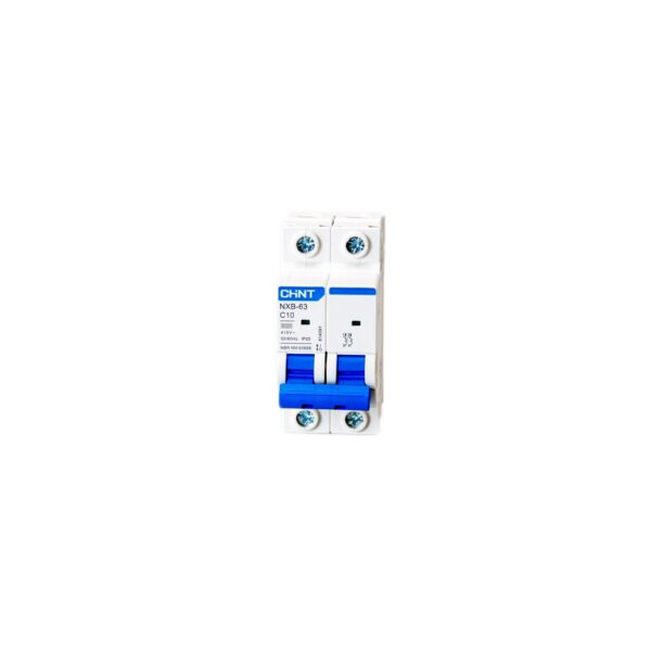 Mini Disjuntor Bipolar Chint- Mod: NXB-63 2P C10