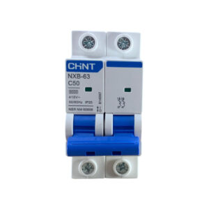 Mini Disjuntor Bipolar Chint- Mod: NXB-63 2P C50
