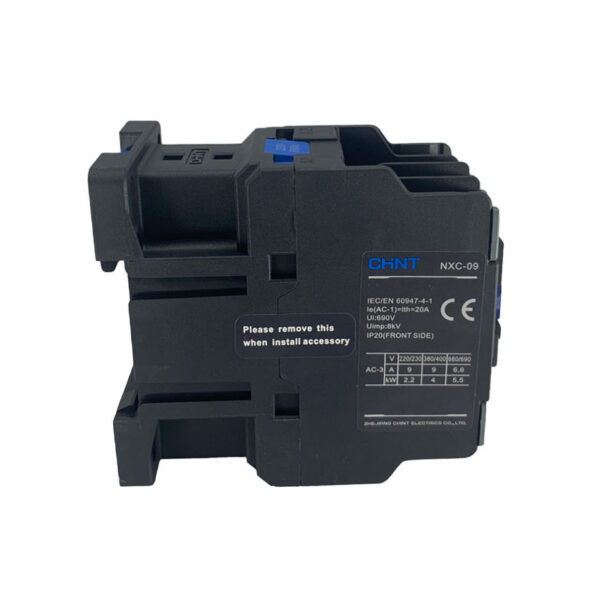 Contator Eletromecânico Tripolar- NXC Chint 9A 220V - Image 3