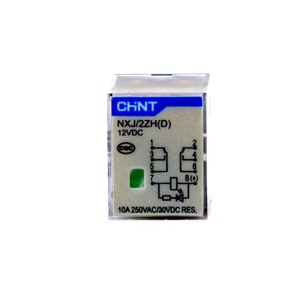 Relé de Interface Acoplador Chint- 12Vcc 10A